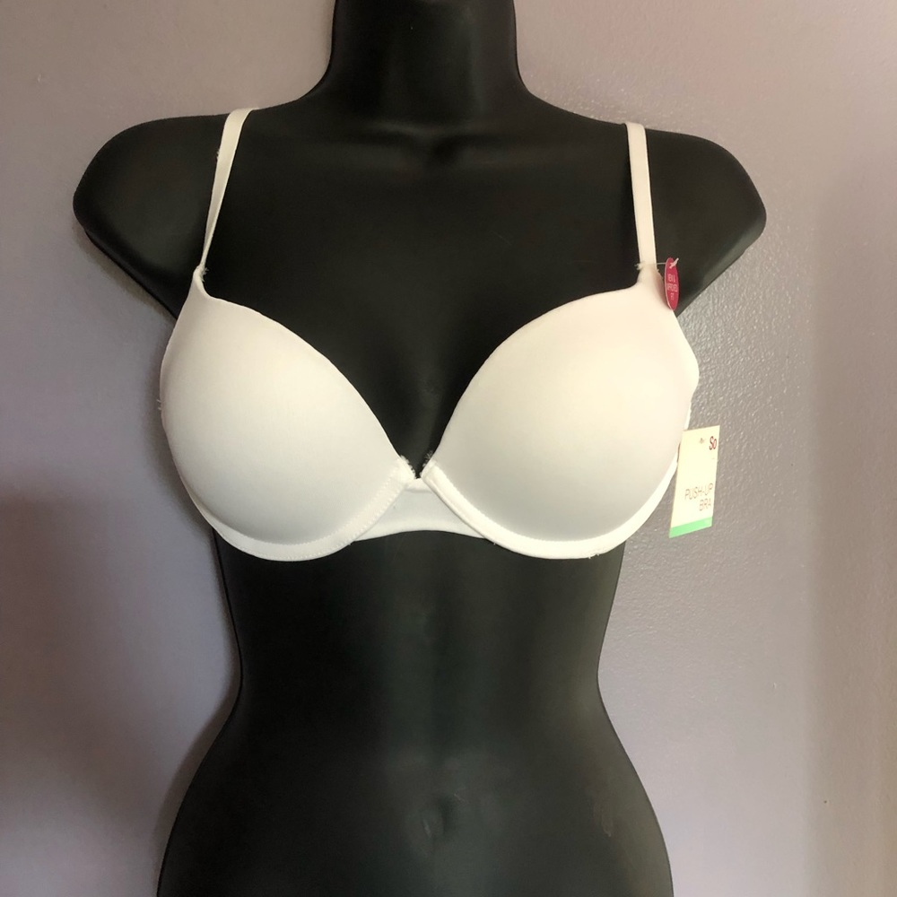 So bra size 34B white push up